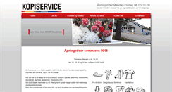 Desktop Screenshot of kopiservice.no